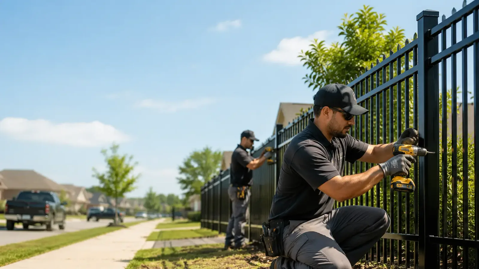 Metal Fence Installation in Butler, WI